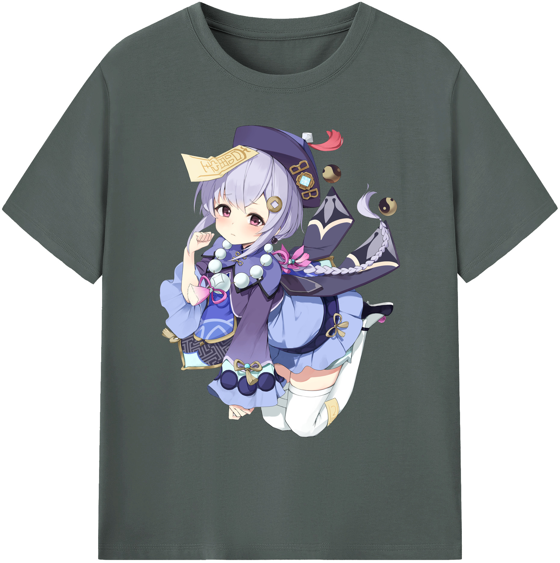 げんし神 七七 なな  genshin Nana 綿100％ メンズ半袖Tシャツ｜肌触りやわらか＆通気性